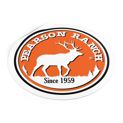 Pearson Ranch Jerky Round Vinyl Stickers