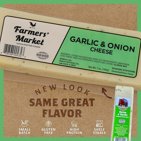 Farmer's Market Garlic & Onion Cheese (7 oz.)