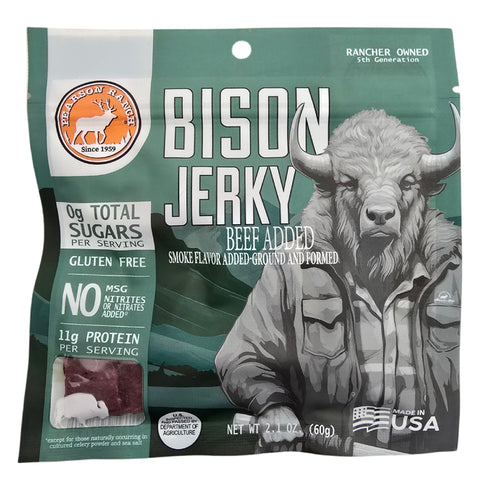 Bison Jerky - 2.1oz Resealable Bag