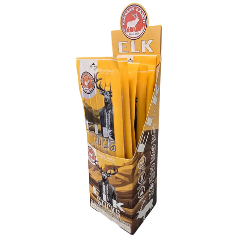 Wholesale Elk Hickory Smoked Snack Sticks - 6 count multi-pack caddy