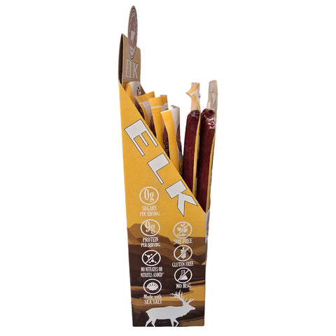 Wholesale Elk Hickory Smoked Snack Sticks - 6 count multi-pack caddy