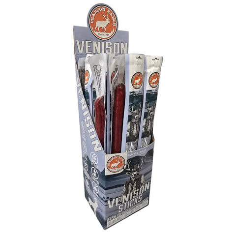 Wholesale Venison Hickory Snack Stick - 24 count caddy