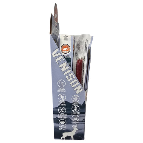 Wholesale Venison Hickory Snack Stick - 24 count caddy