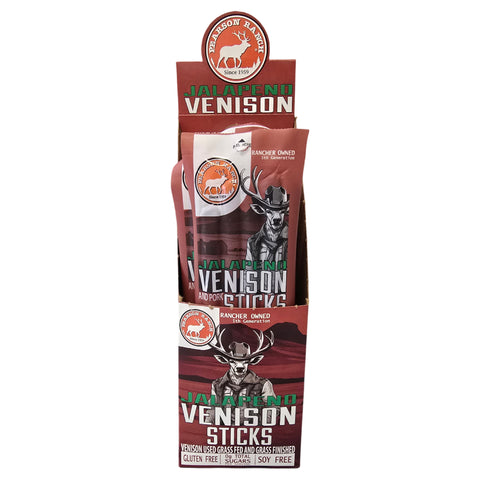 Wholesale Venison Jalapeno Snack Sticks - 6 count multi-pack caddy