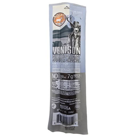 Wholesale Venison Summer Sausage 7oz - (order in EACH quantities)