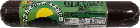 Wholesale Buffalo Hickory Smoked Summer Sausage (6 oz.) - Pearson Ranch Jerky