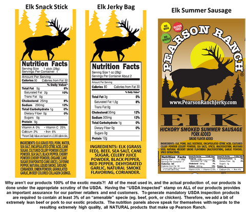 The Wrangler - Elk Variety Pack - Pearson Ranch Jerky