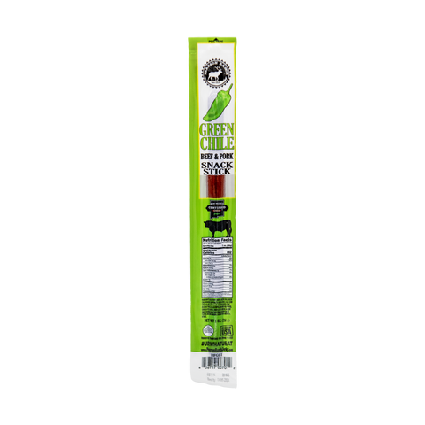 Green Chile and Autumn Blend Chile Beef & Pork Snack Sticks (12 pack) - Pearson Ranch Jerky