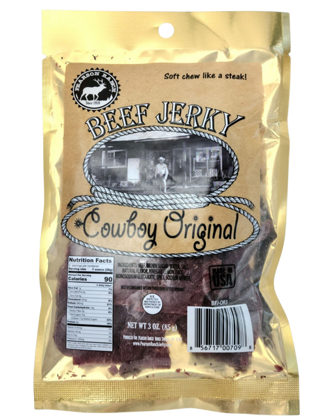 Wholesale Cowboy Original Beef Jerky - 3 oz - Pearson Ranch Jerky