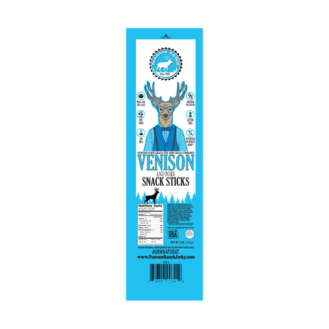 Venison Hickory Snack Stick Multi-pack - Pearson Ranch Jerky