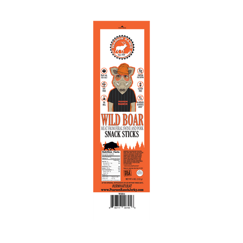 Wholesale Wild Boar Hickory Snack Stick Multi-pack - Pearson Ranch Jerky